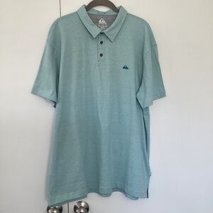 Quicksilver, size xxl men’s blue-green polo